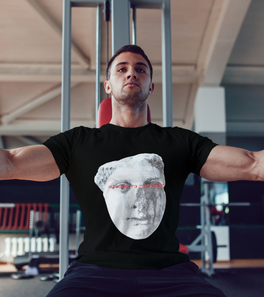 Wisdom To The Wise Classical Statue Art T-Shirt