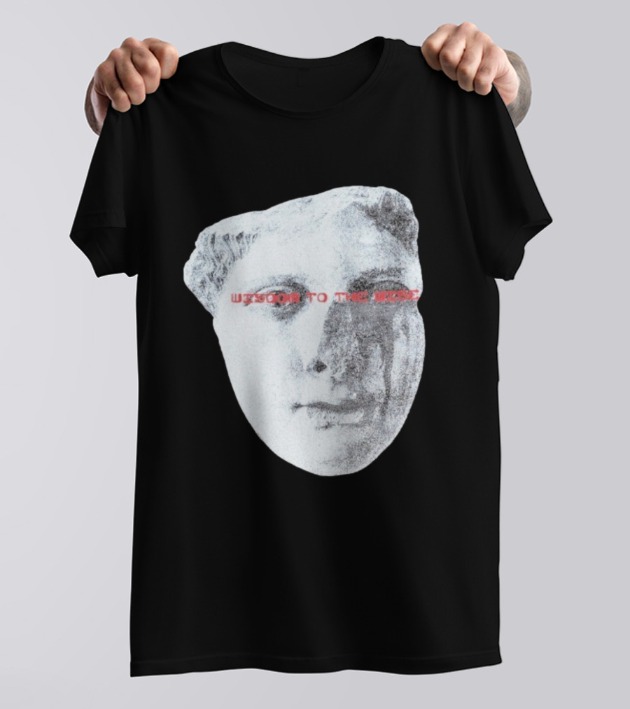 Wisdom To The Wise Classical Statue Art T-Shirt