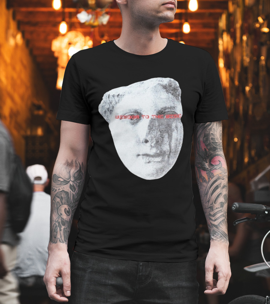 Wisdom To The Wise Classical Statue Art T-Shirt
