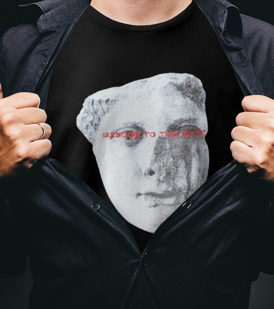 Wisdom To The Wise Classical Statue Art T-Shirt