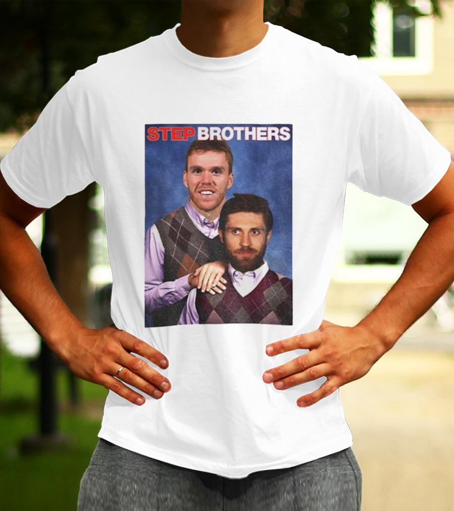 Connor McDavid Leon Draisaitl Step Brothers Funny Meme T-Shirt