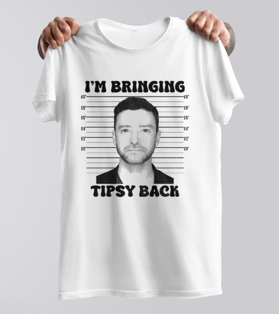 I'm Bringing Tipsy Back Shot Free Justin Vintage T-Shirt