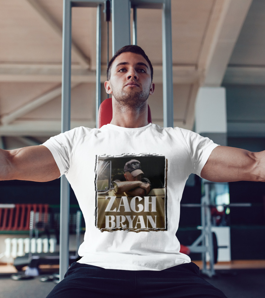 Zach Bryan With Heaven On Tour 2025 Country Folk Music Concert Truck Art T-Shirt