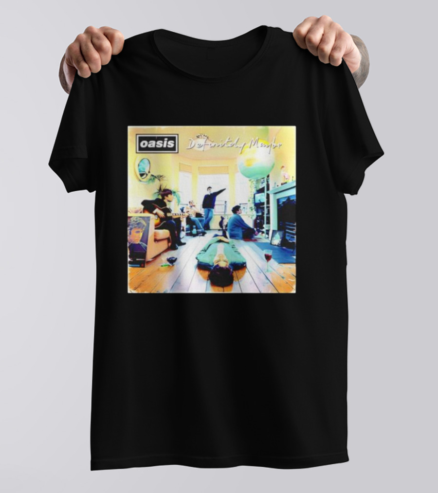 Definitely Maybe Oasis Vintage Album Cover T-Shirt