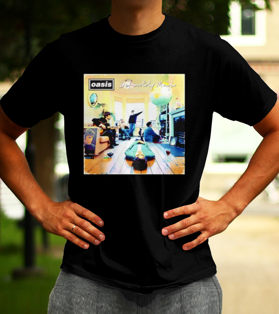 Definitely Maybe Oasis Vintage Album Cover T-Shirt