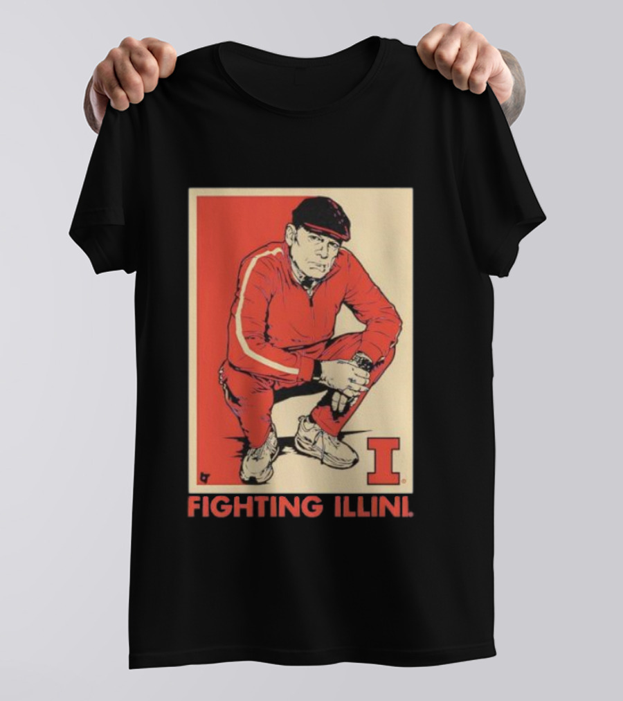 Fighting Illini Track Suit Illinois Basketball Coach Underwood T-Shirt