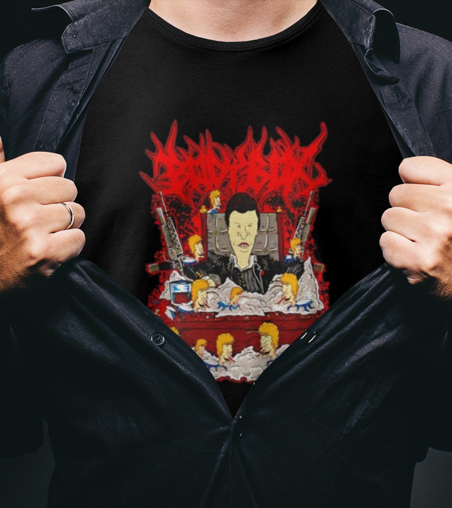 Beavis And Butthead Scoreface Scarface Mashup T-Shirt