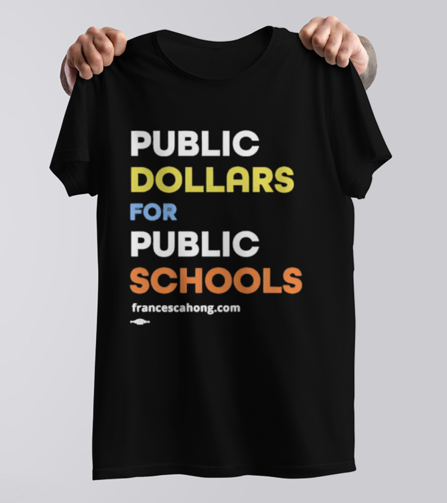 Public Dollars For Public Schools Francesca Hong Vintage T-Shirt