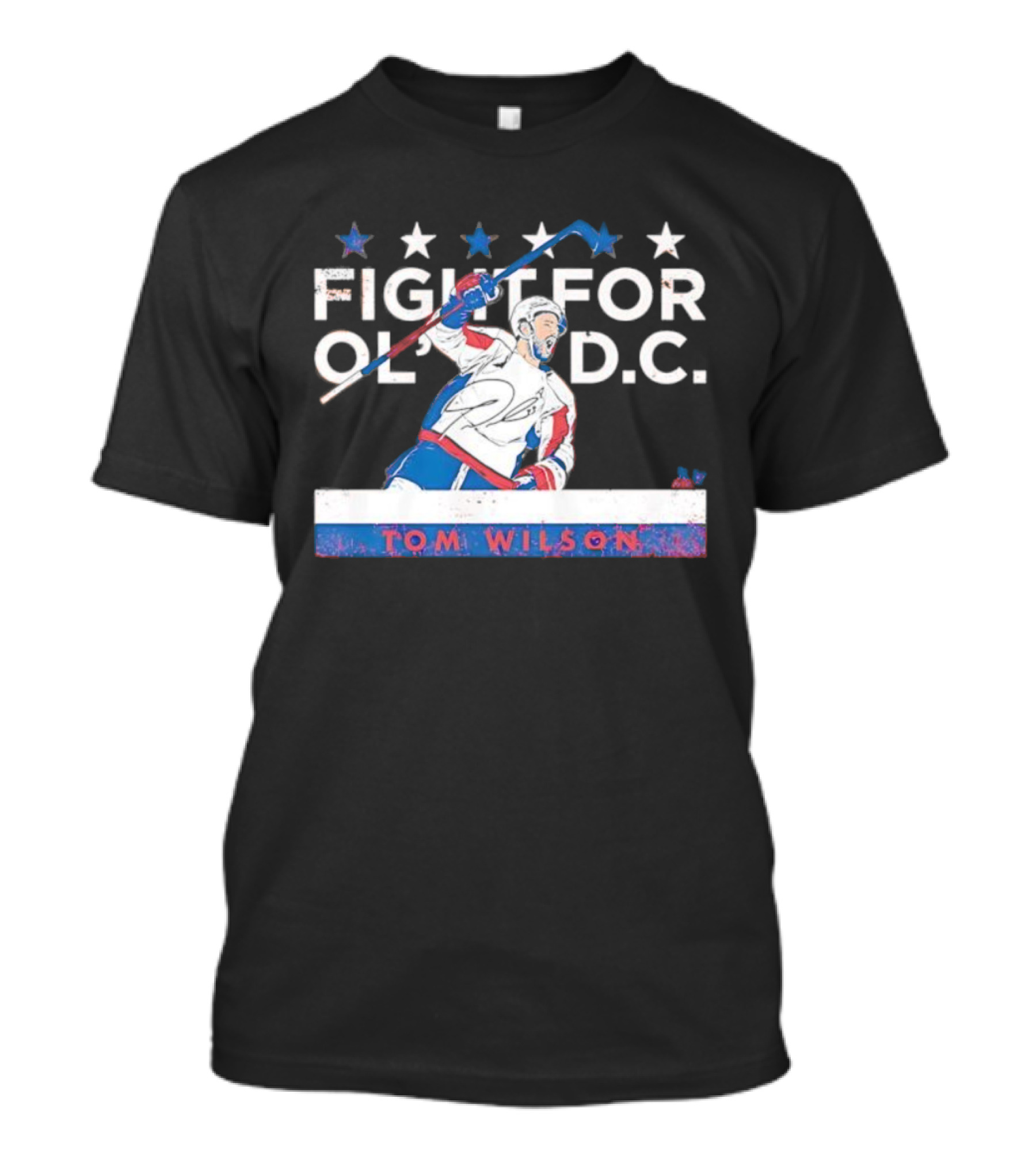 Tom Wilson Fight For Old DC Washington Capitals Hockey Stars T-Shirt