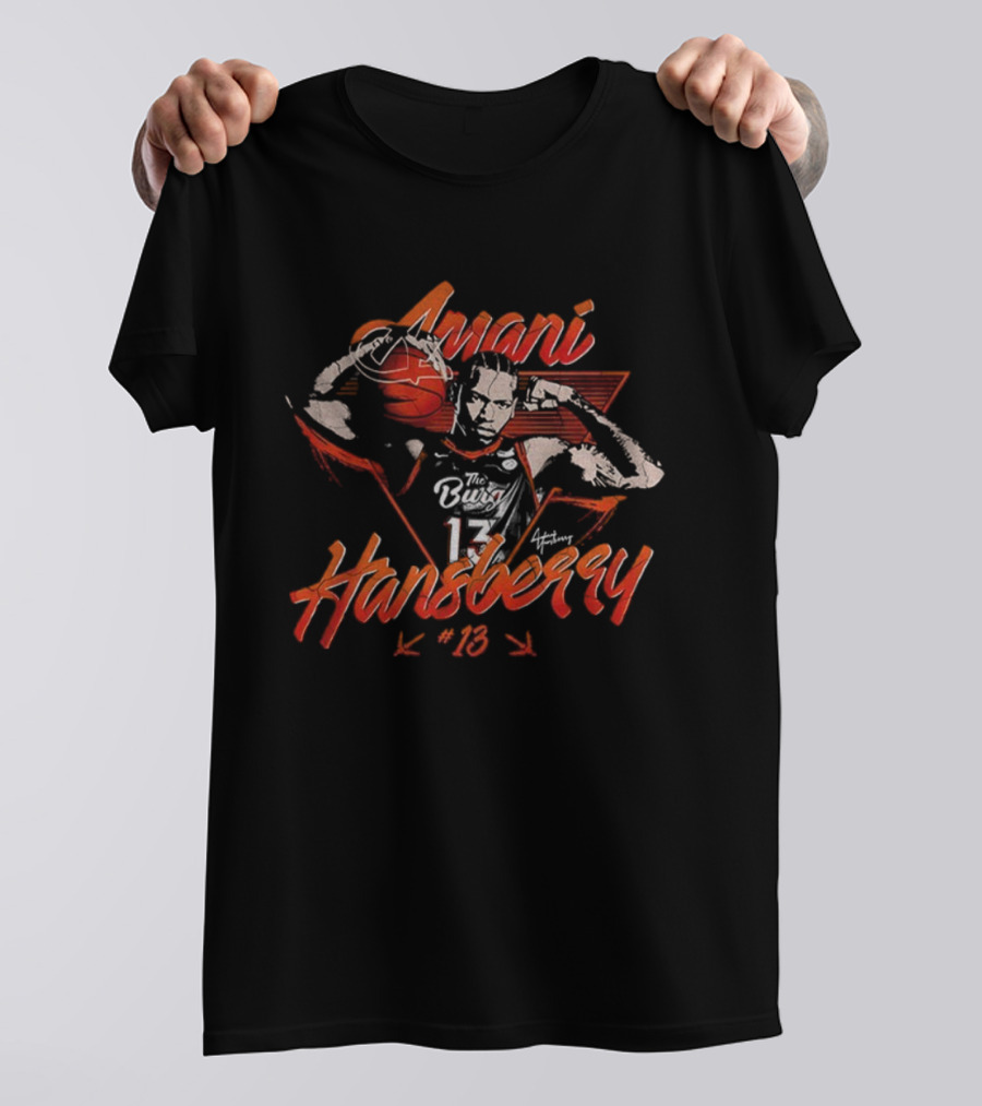 Amani Hansberry Virginia Tech Hokies Basketball 13 Vintage Retro Sports Graphic T-Shirt