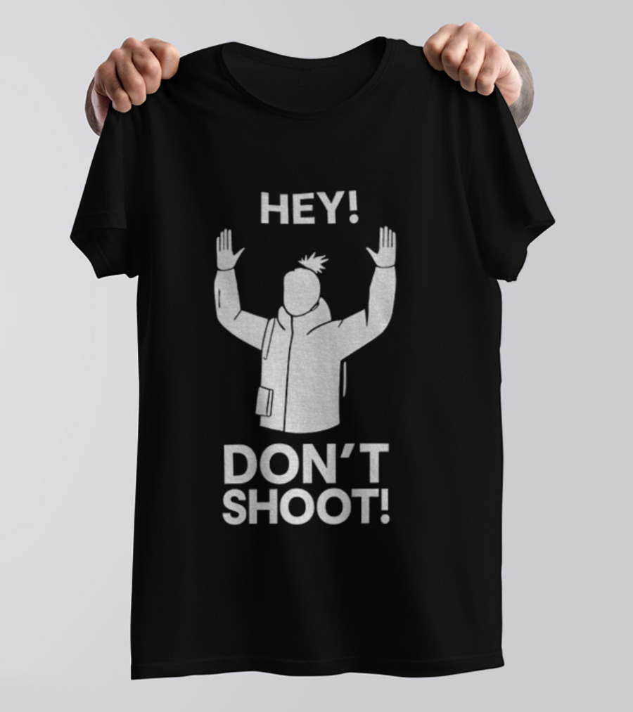 ARC Raiders Hey Don't Shoot Hands Up Gesture T-Shirt