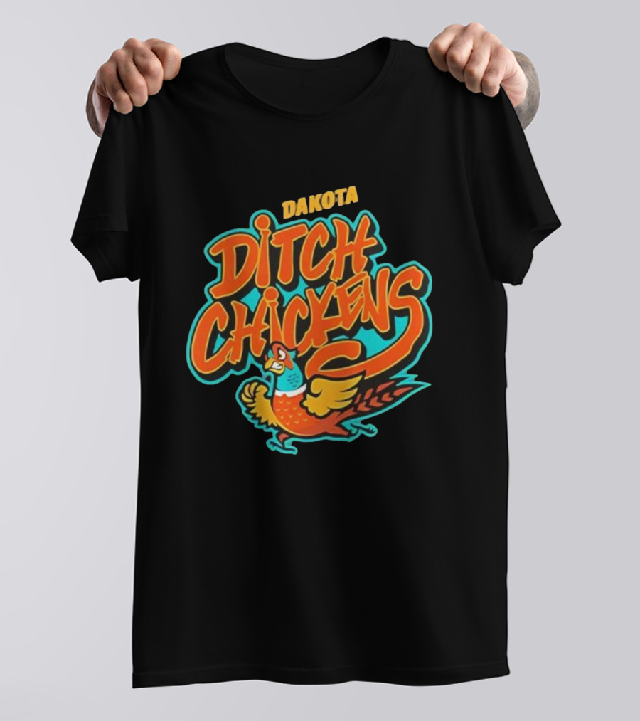Dakota Ditch Chickens Pheasant Graphic T-Shirt