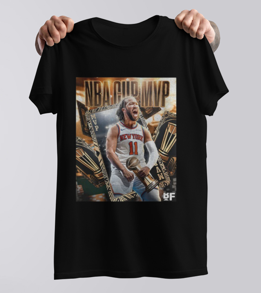 NBA Cup MVP Jalen Brunson New York Basketball Champion T-Shirt