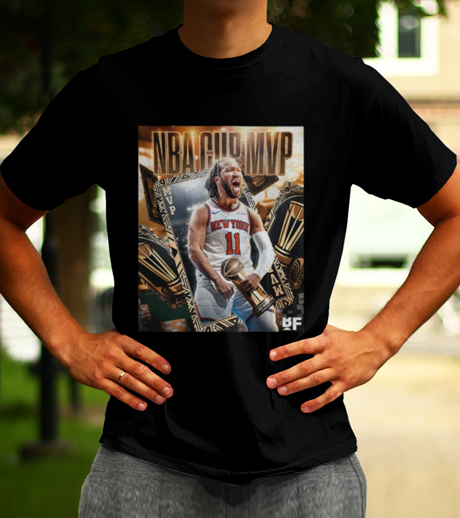 NBA Cup MVP Jalen Brunson New York Basketball Champion T-Shirt