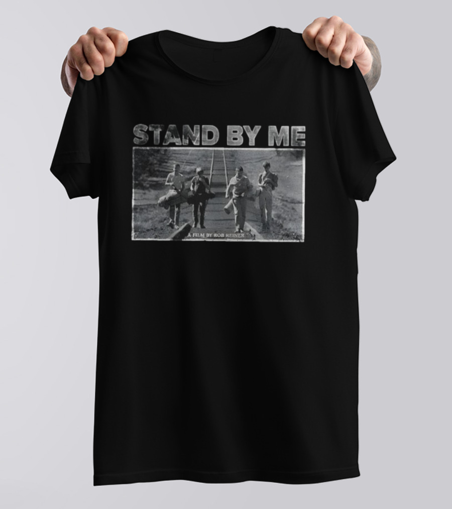 Stand By Me A Film By Rob Reiner Vintage Railroad Scene T-Shirt