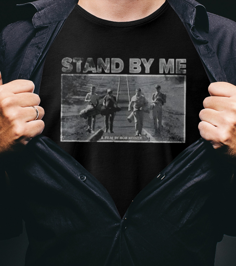 Stand By Me A Film By Rob Reiner Vintage Railroad Scene T-Shirt