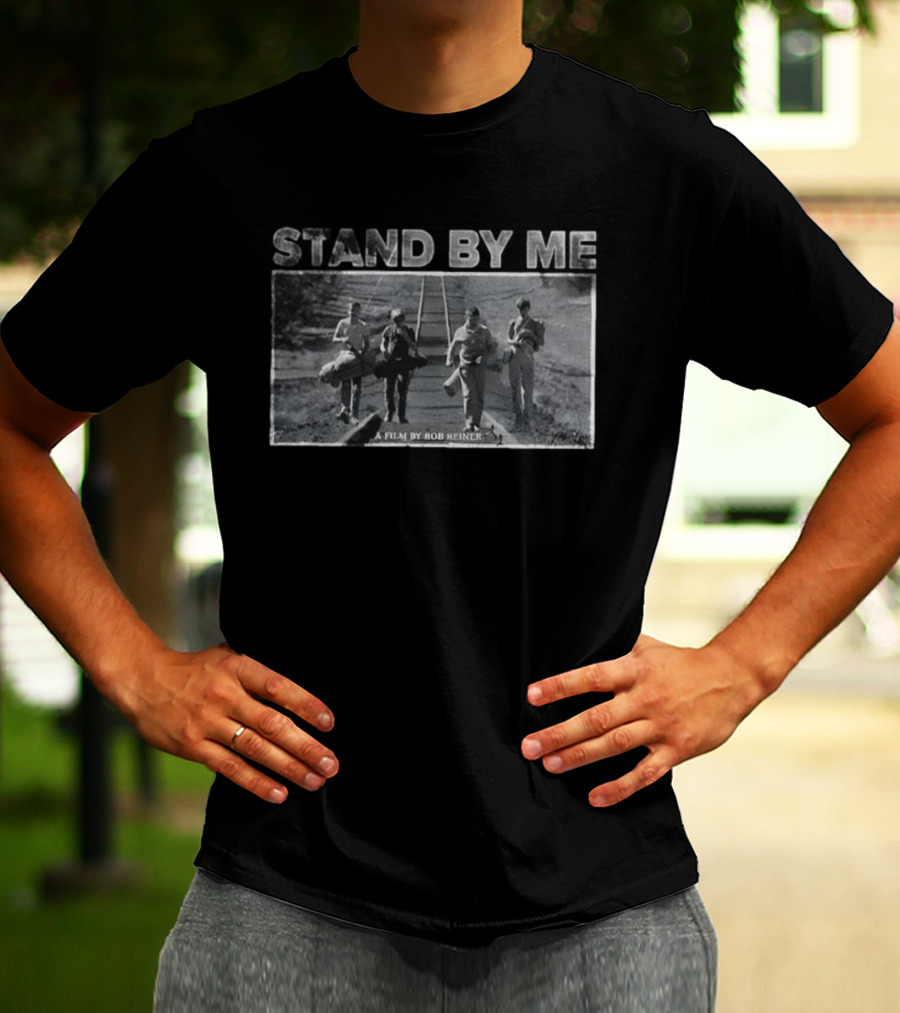 Stand By Me A Film By Rob Reiner Vintage Railroad Scene T-Shirt