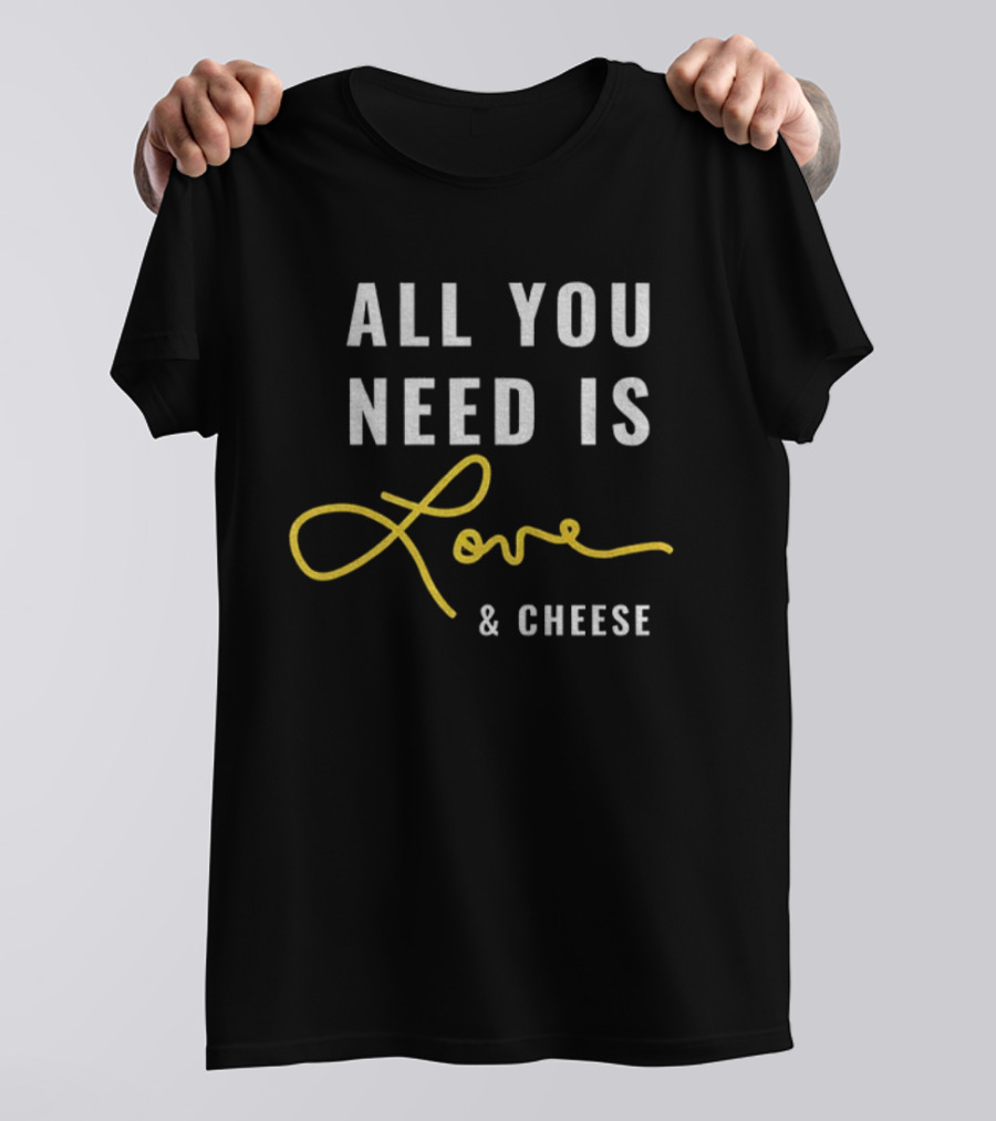 All You Need Is Love And Cheese Green Bay Packers Jordan Love T-Shirt