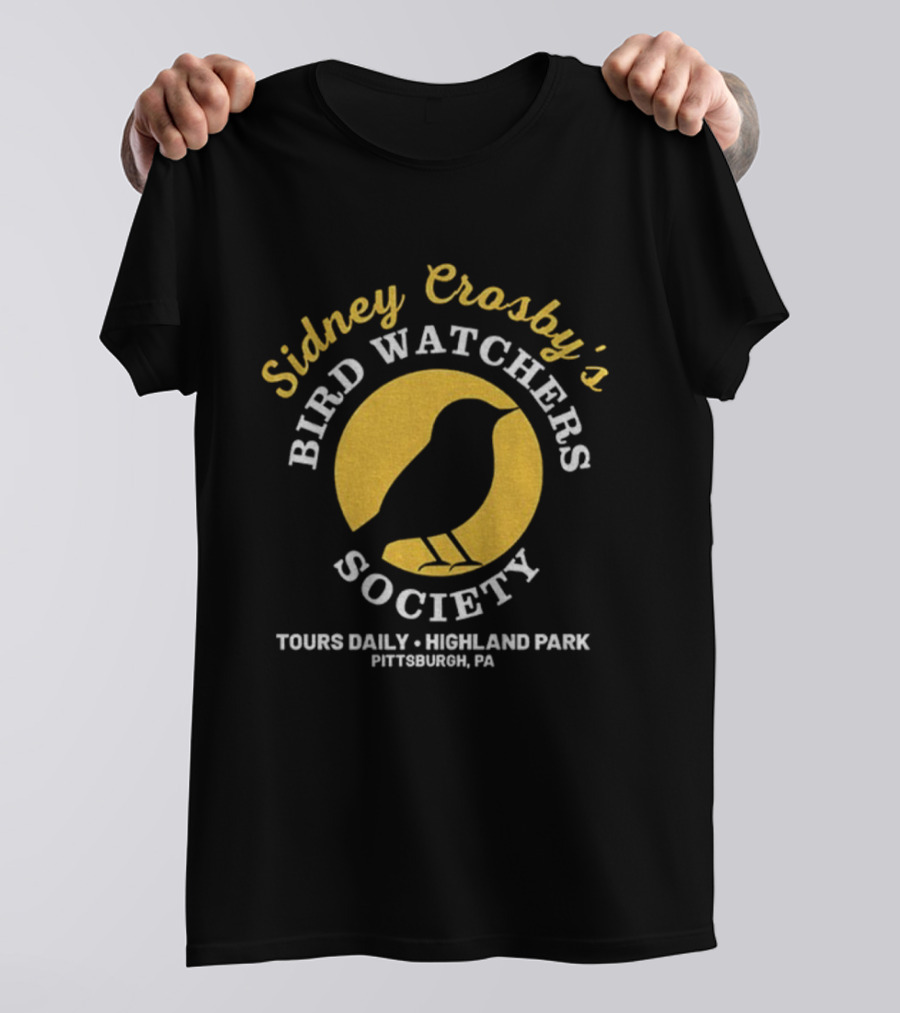 Sidney Crosby Bird Ers Society Tours Daily Highland Park Pittsburgh PA T-Shirt