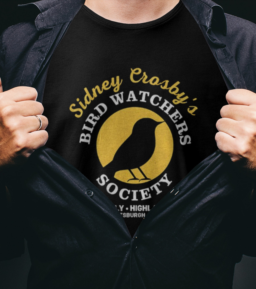 Sidney Crosby Bird Ers Society Tours Daily Highland Park Pittsburgh PA T-Shirt