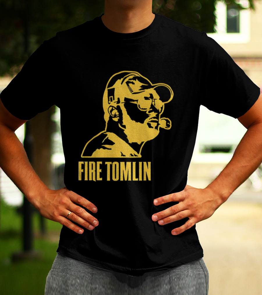 Mike Tomlin Fire Steelers Sketch Football NFL Coach T-Shirt