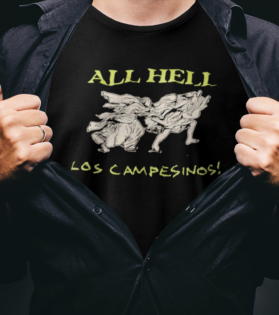 All Hell Los Campesinos Angels Running T-Shirt
