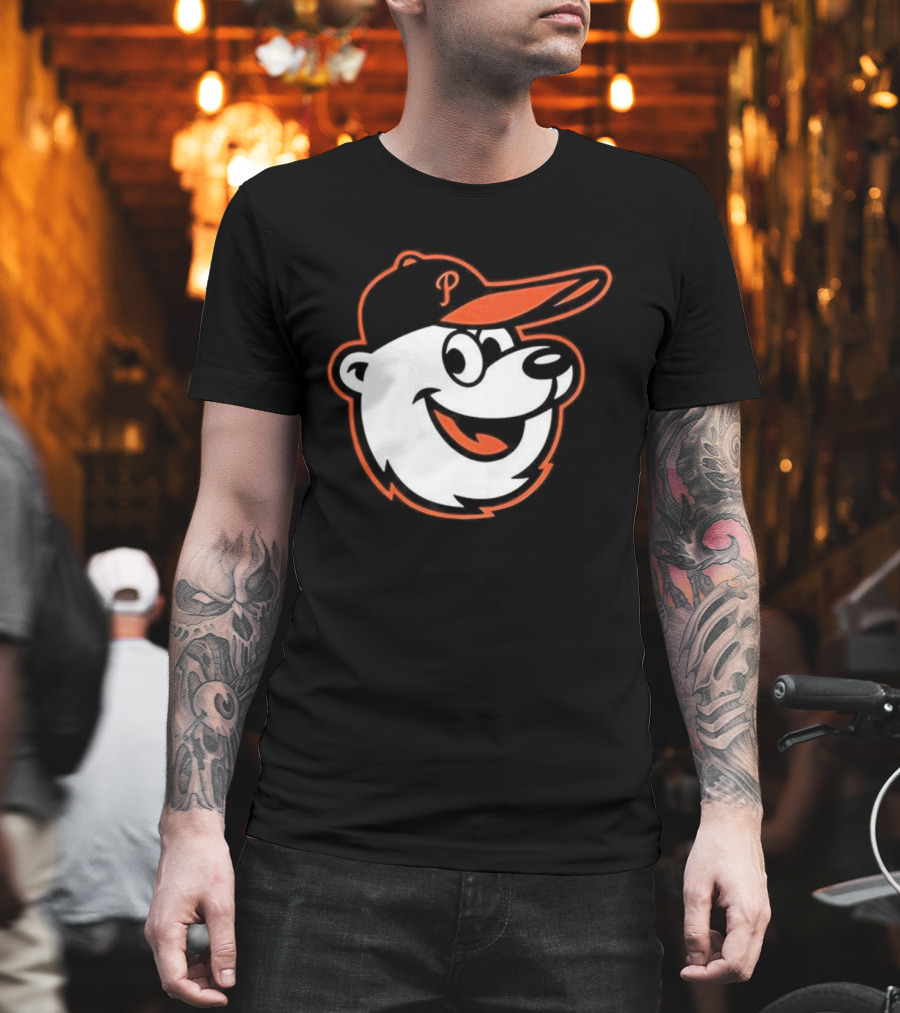 Baltimore Orioles Polar Bear Cap Iconic Sports Fan Favorite T-Shirt