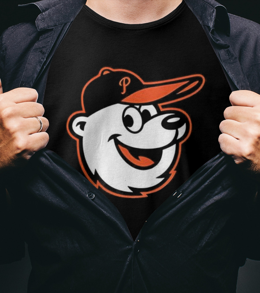 Baltimore Orioles Polar Bear Cap Iconic Sports Fan Favorite T-Shirt