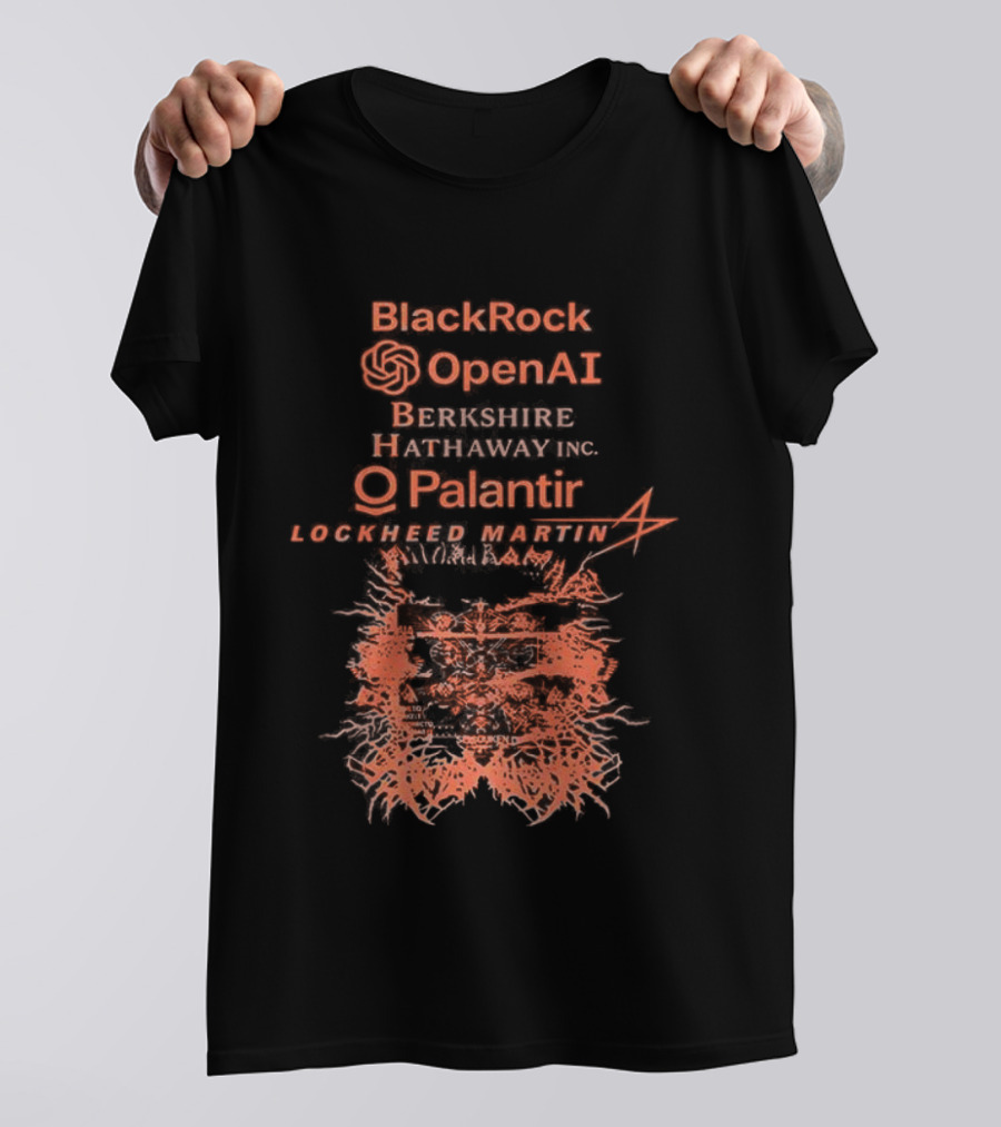 BlackRock OpenAI Berkshire Hathaway Palantir Lockheed Martin T-Shirt