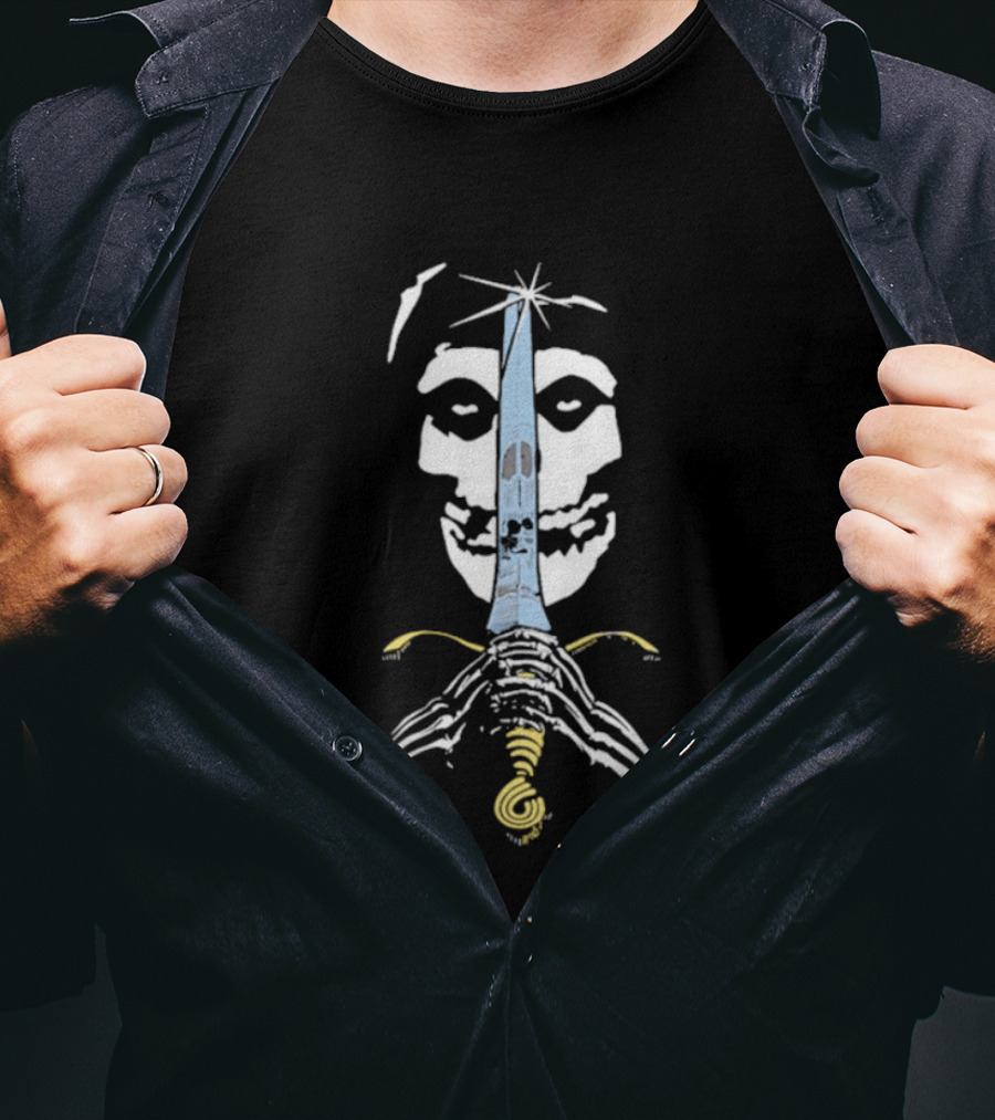 Misfits Lost & Found Sword Skull Iconic Punk Symbol T-Shirt