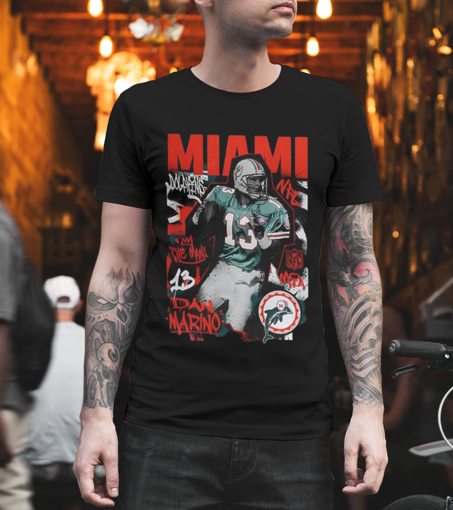 Miami Dolphins NFL Dan Marino The Man 13 T-Shirt