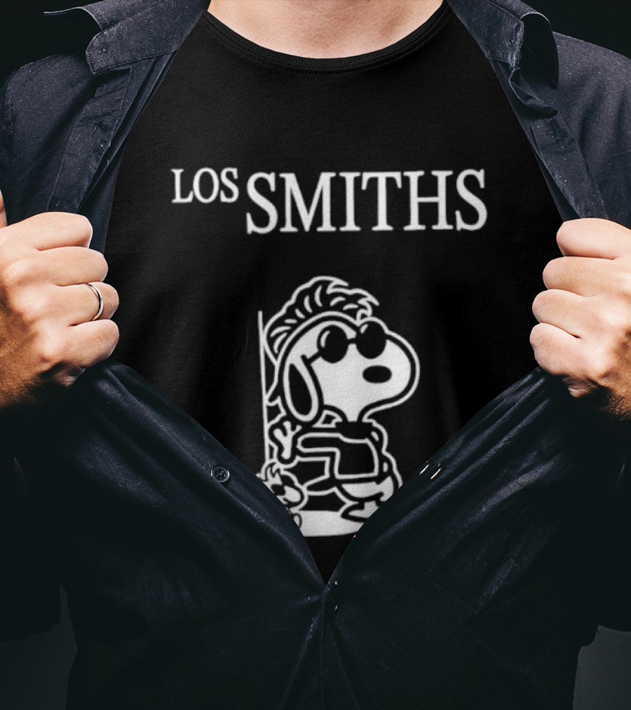 Los Smiths Joe Cool Snoopy Woodstock Peanuts Crossover T-Shirt