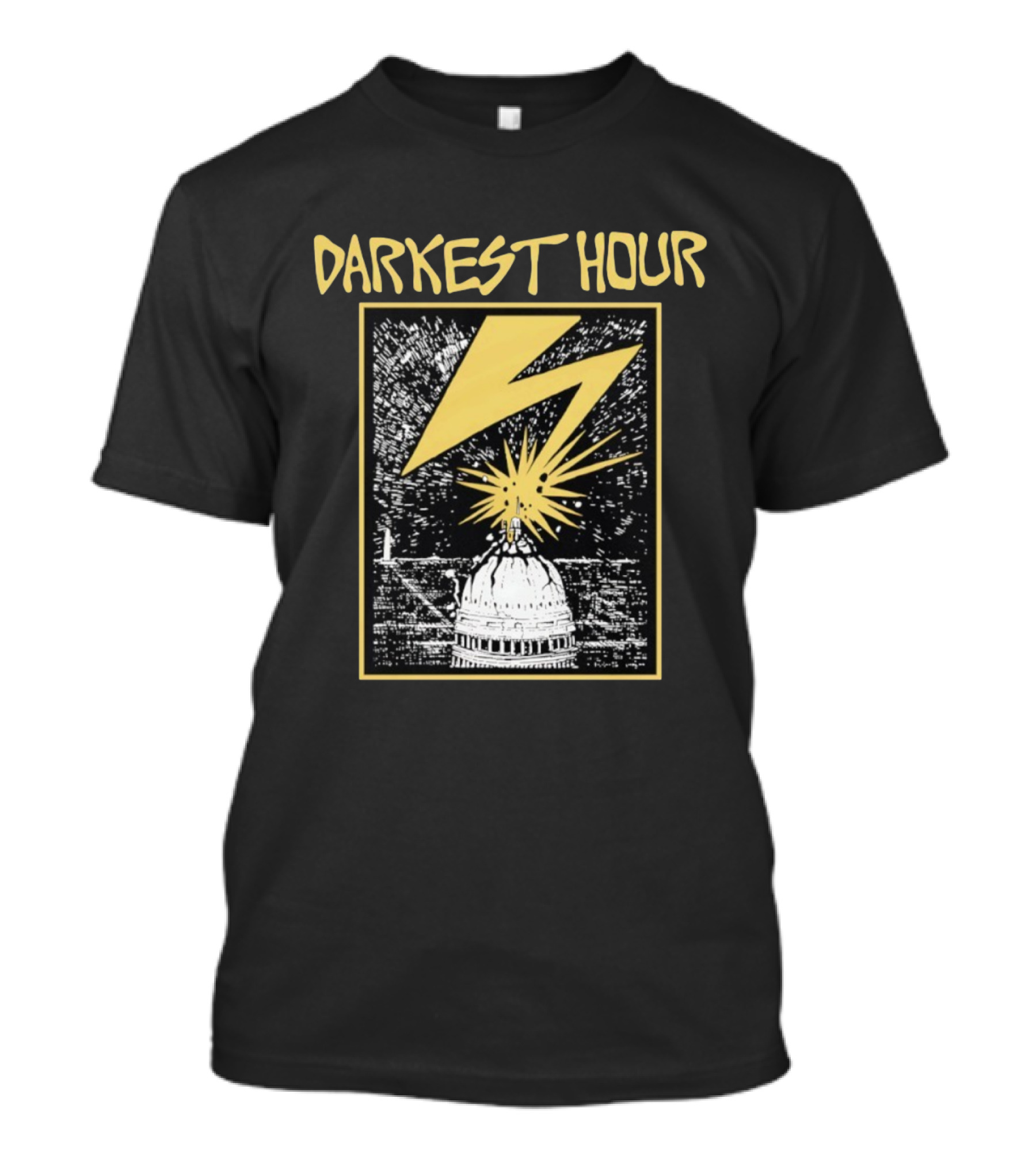 Darkest Hour Capitol Lightning Strike Graphic T-Shirt