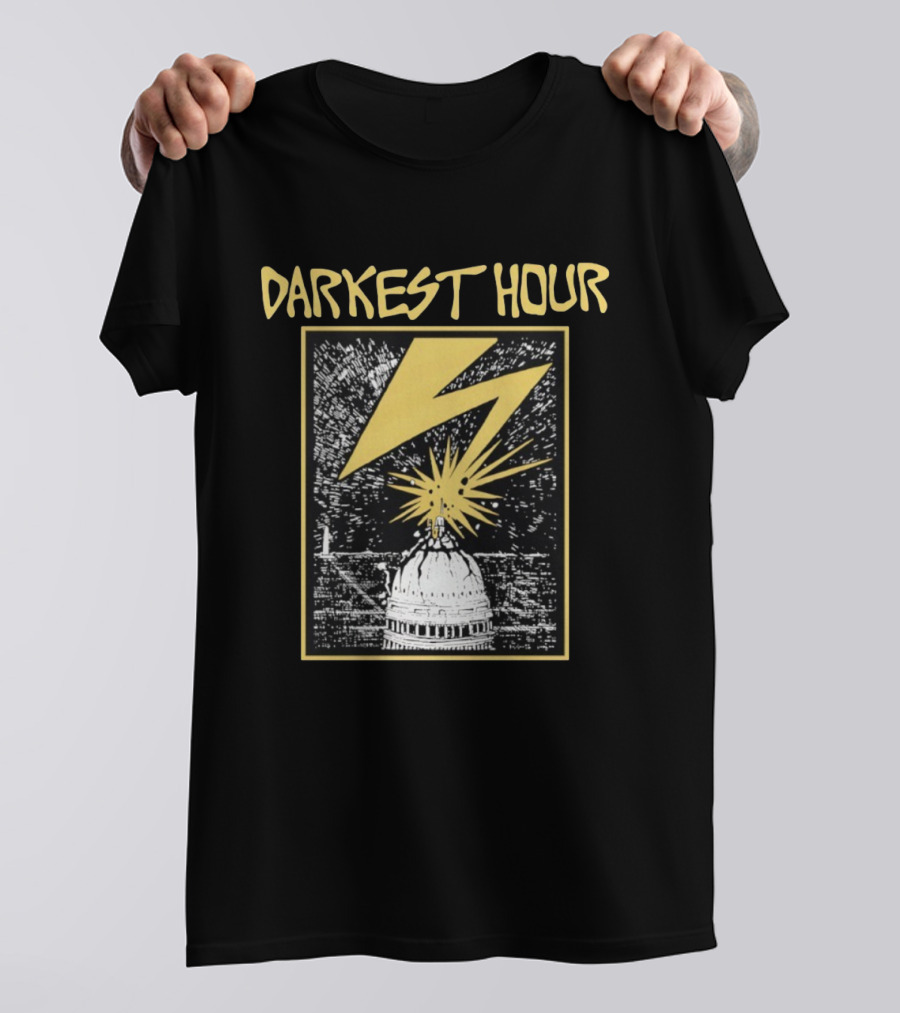 Darkest Hour Capitol Lightning Strike Graphic T-Shirt