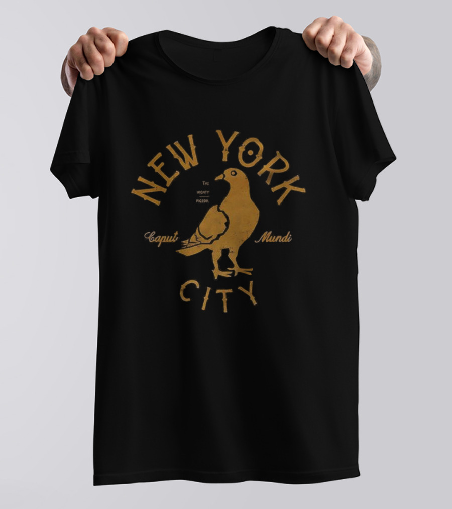New York City Pigeon Quiet Mind T-Shirt