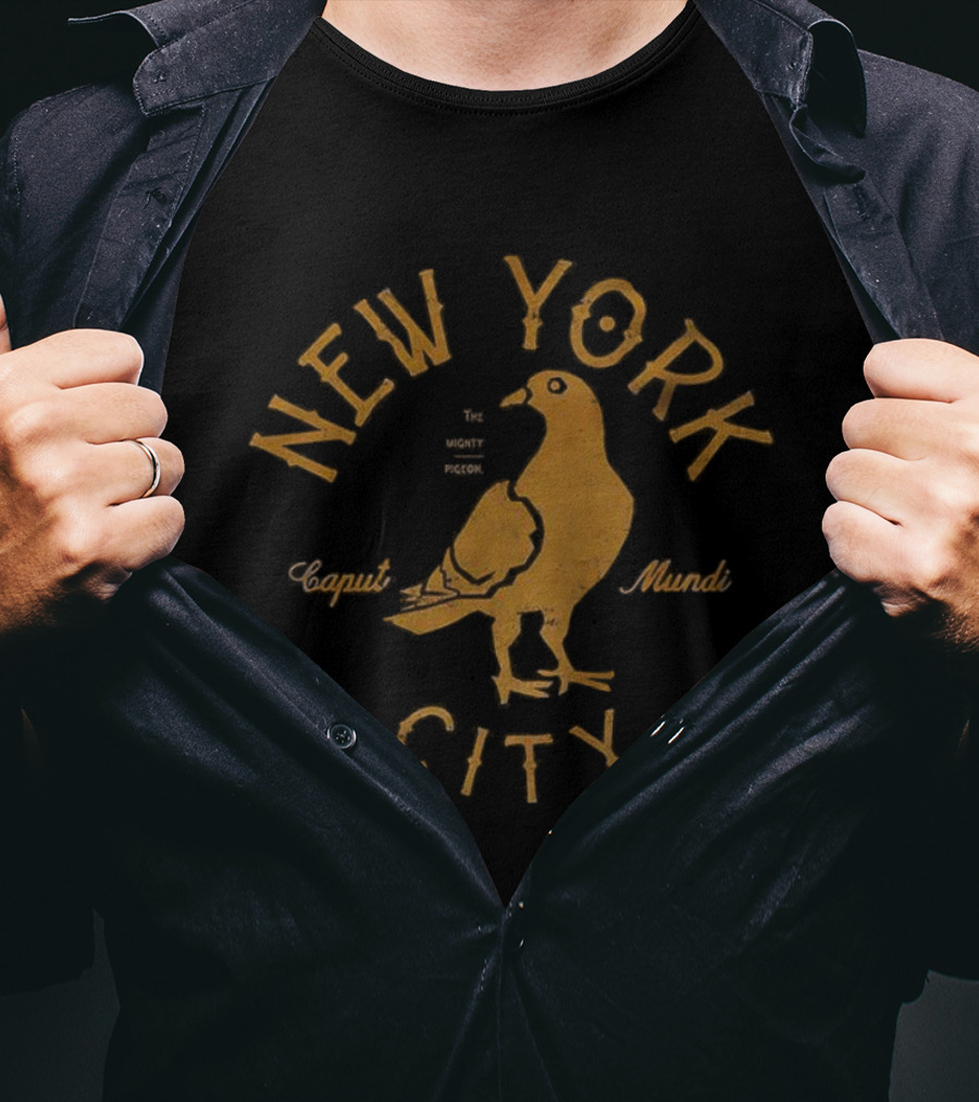New York City Pigeon Quiet Mind T-Shirt