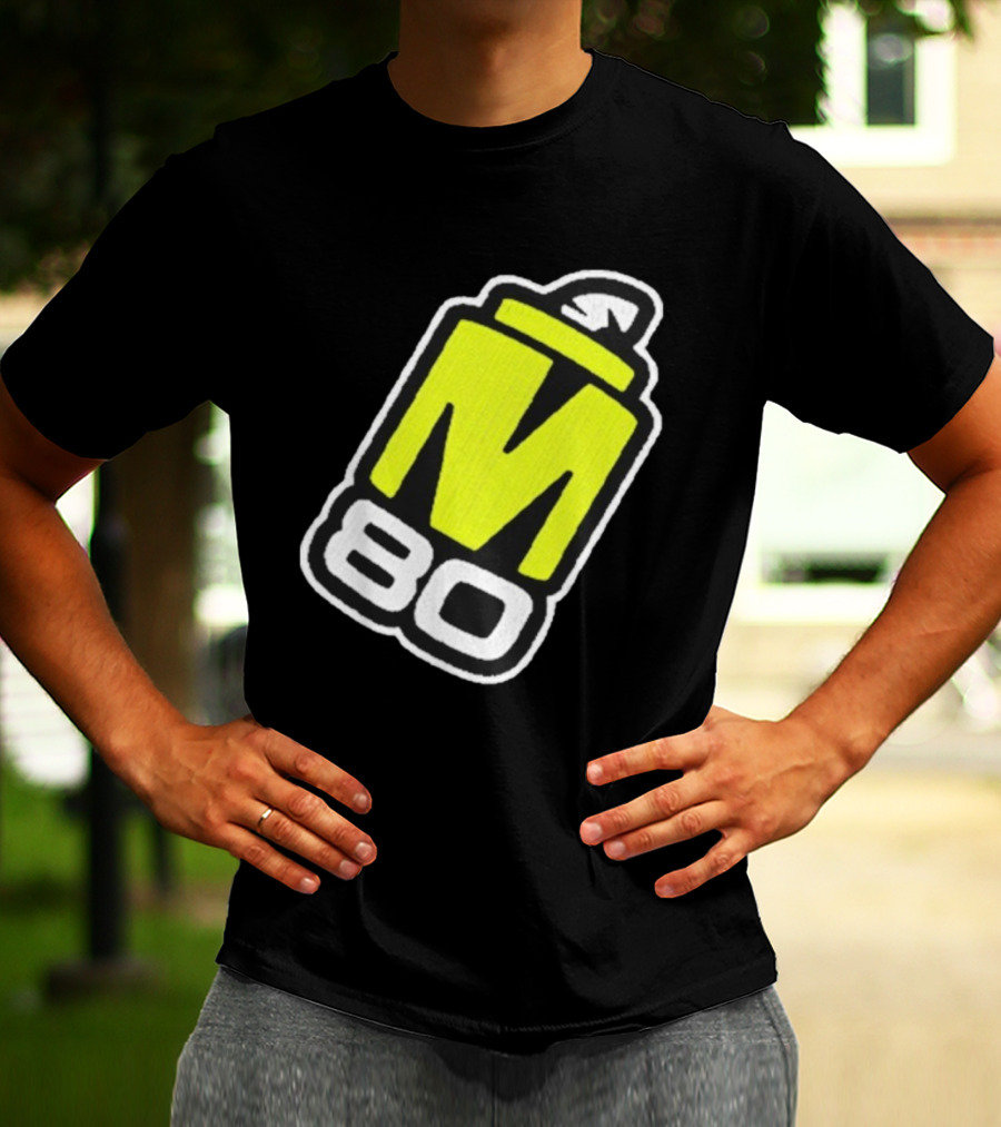 M80 Pro Player Gaming Esports Logo Spray Can T-Shirt