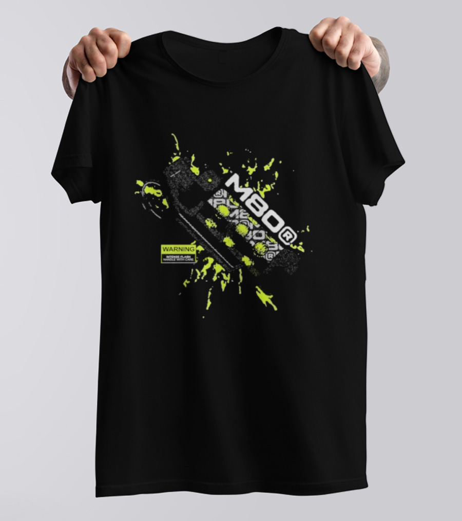 M80 Flashbang Warning Intense Flash Handle With Care T-Shirt