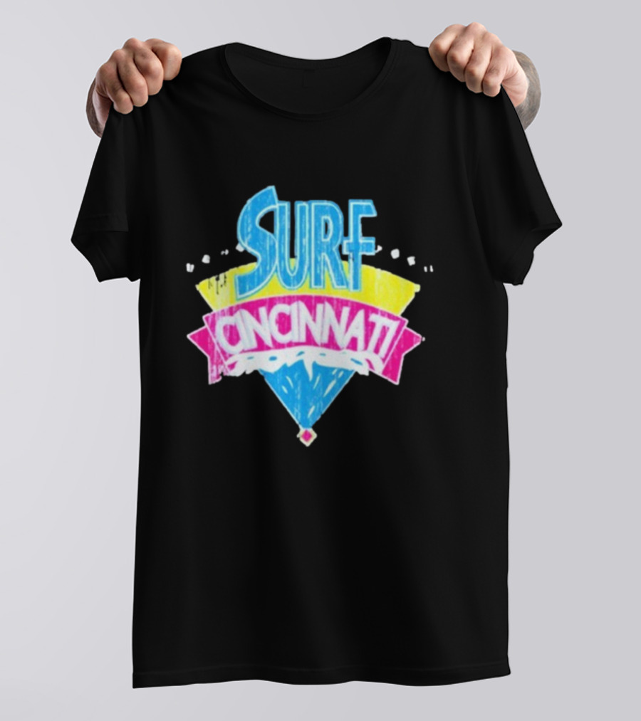 Surf Cincinnati Retro Wave Vibes T-Shirt