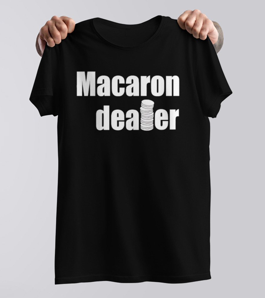 Macaron Dealer Stacked Cookie Style T-Shirt