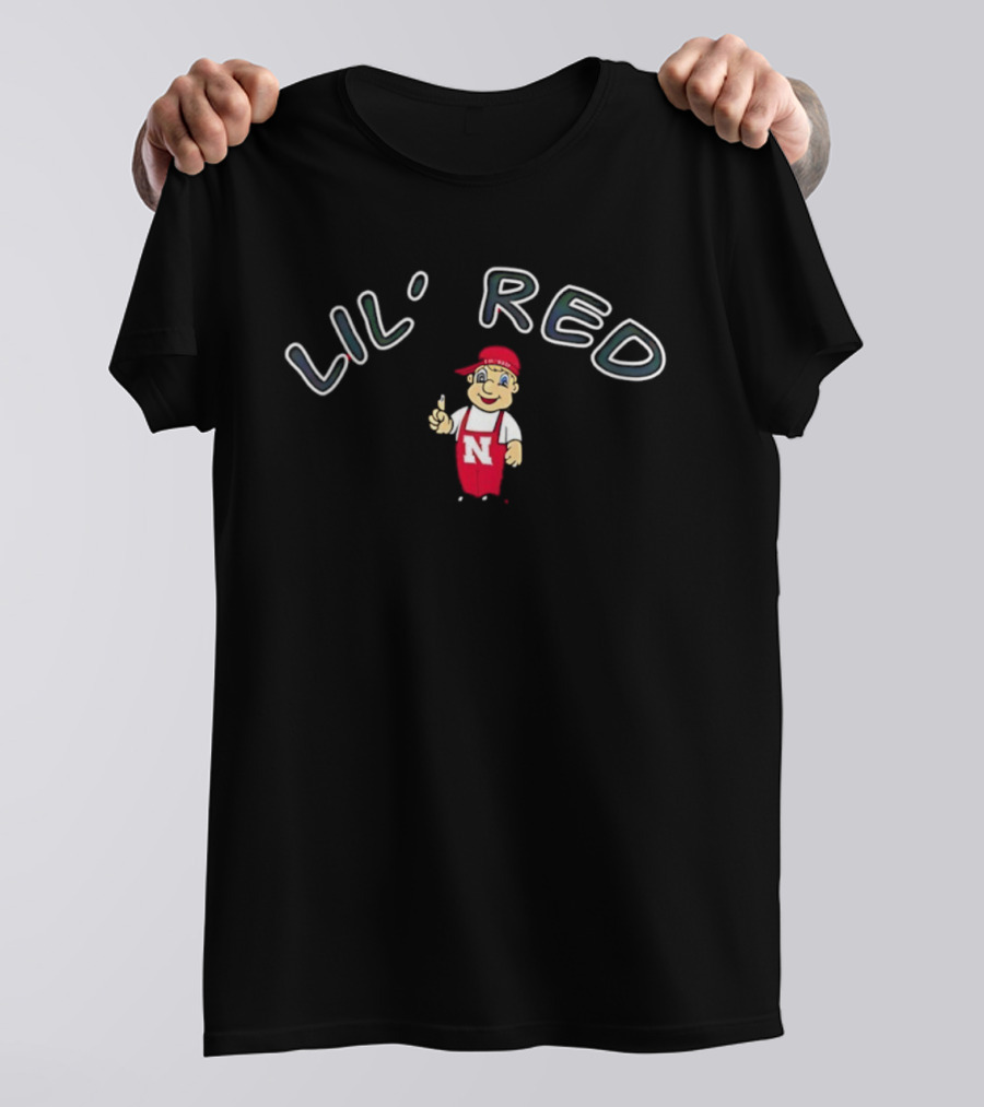 Lil’ Red Nebraska Cornhuskers Mascot Fan Favorite T-Shirt