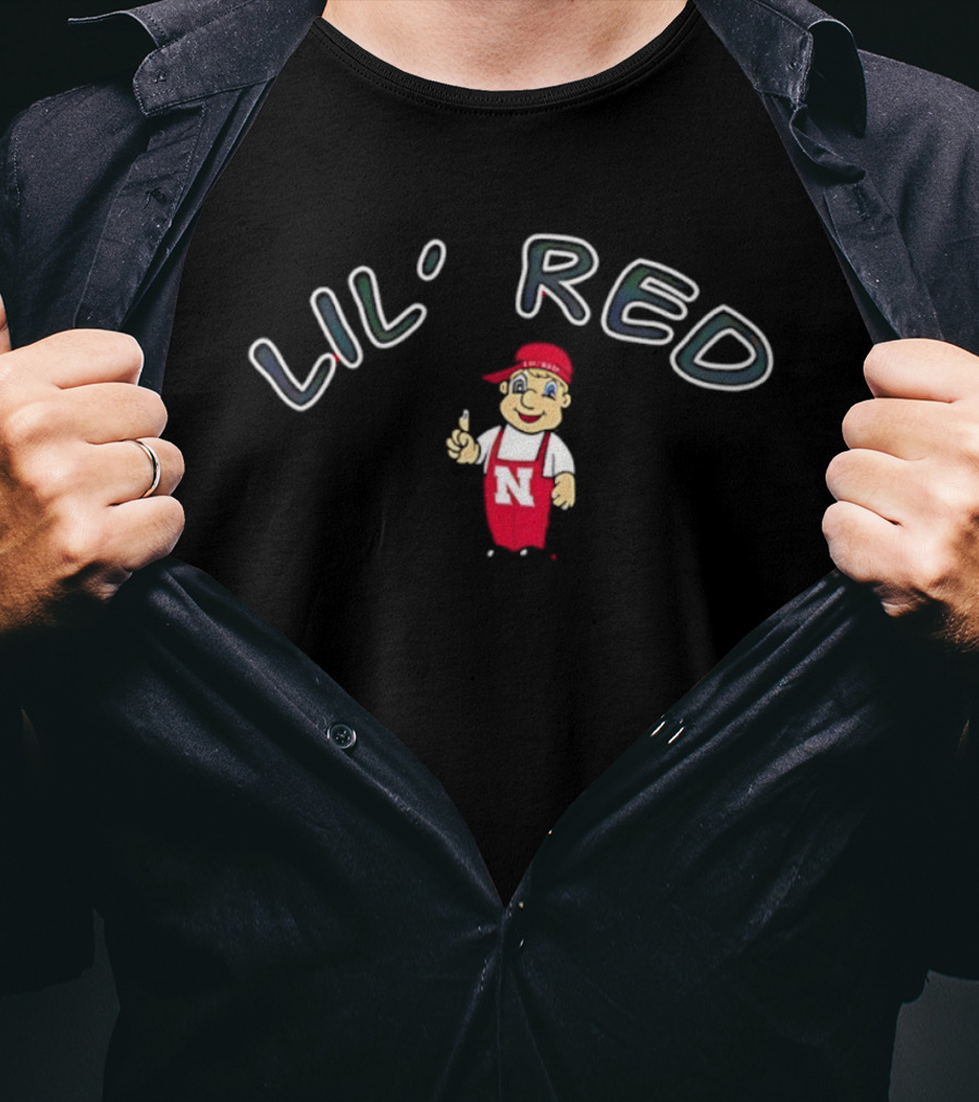 Lil’ Red Nebraska Cornhuskers Mascot Fan Favorite T-Shirt