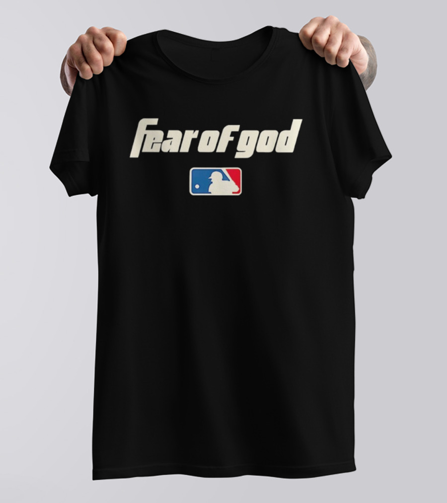 Fear Of God MLB Collaboration Vintage Style T-Shirt
