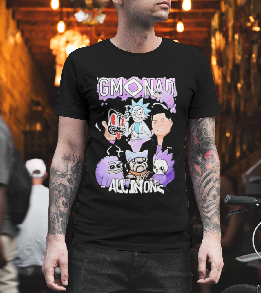 Gmonad Rick Sanchez All In Ons Fun Mashup T-Shirt