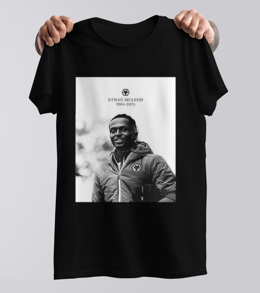 Ethan McLeod 2004-2025 Wolves Tribute T-Shirt