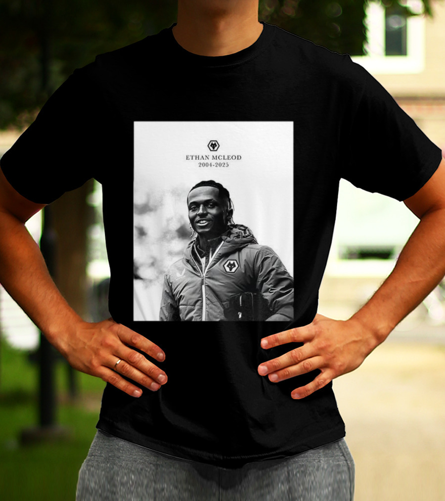Ethan McLeod 2004-2025 Wolves Tribute T-Shirt