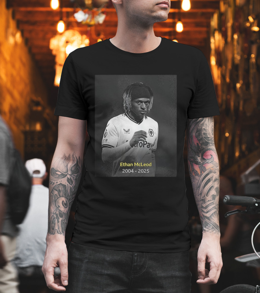 Ethan McLeod 2004-2025 Wolves Player Tribute T-Shirt
