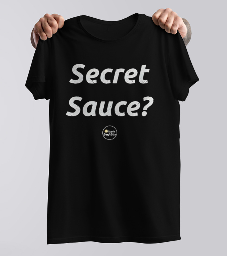 Secret Sauce Bitcoin Inside Cryptocurrency Message T-Shirt