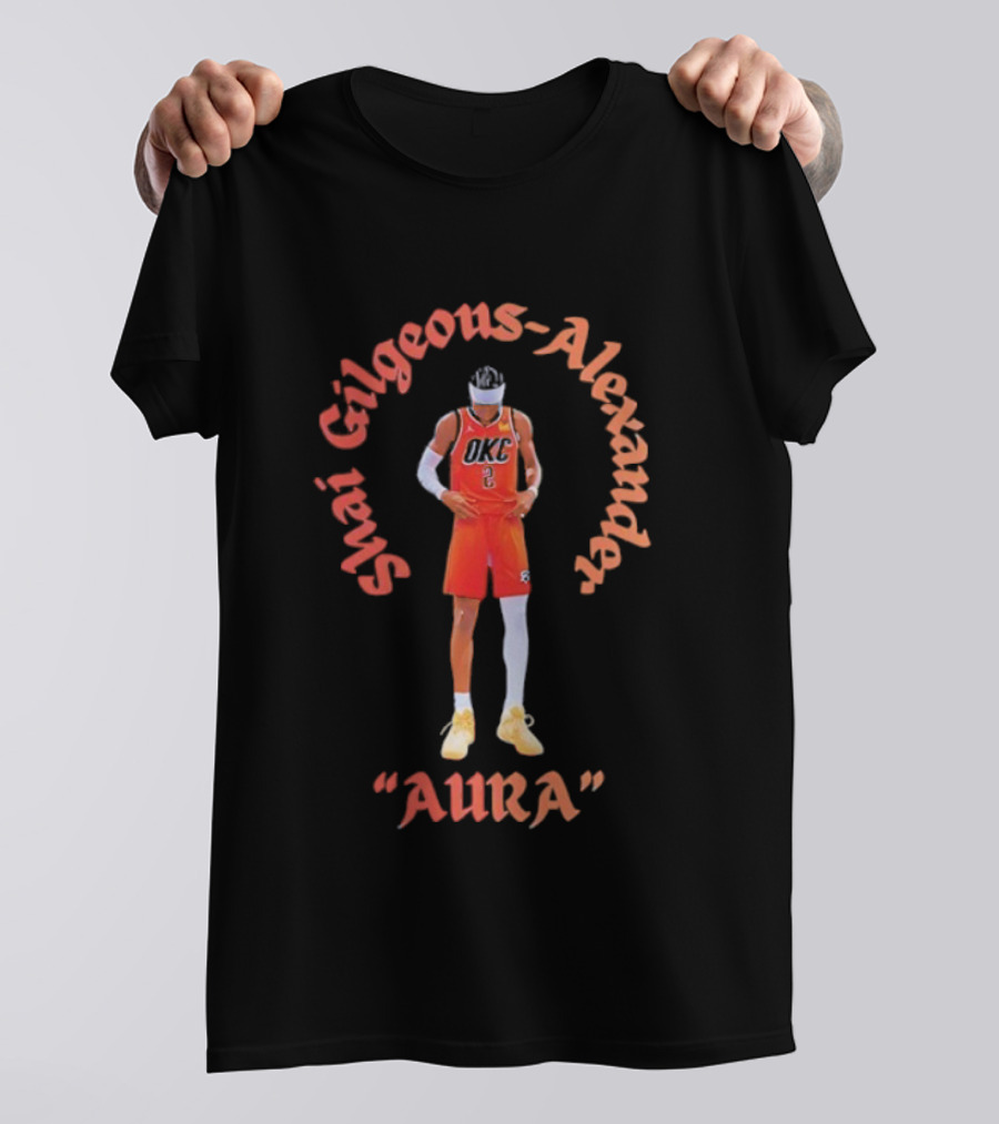 Shai Gilgeous-Alexander Aura Oklahoma City Thunder T-Shirt