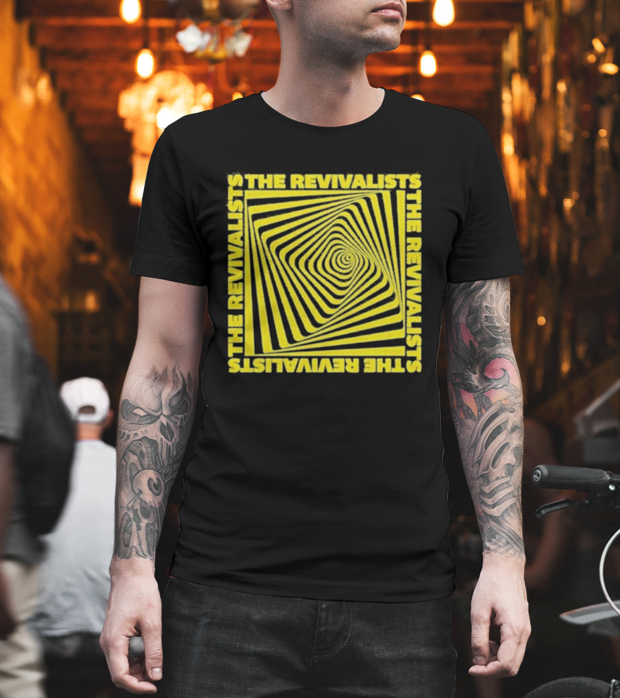The Revivalists Hypnotic Spiral Fade Away T-Shirt